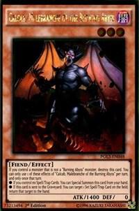 Calcab, Malebranche of the Burning Abyss - Premium Gold: Infinite Gold YuGiOh trading card