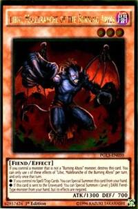 Libic, Malebranche of the Burning Abyss - Premium Gold: Infinite Gold YuGiOh trading card