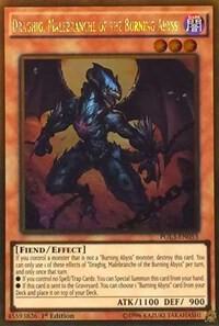 Draghig, Malebranche of the Burning Abyss - Premium Gold: Infinite Gold YuGiOh trading card