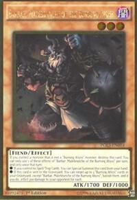 Barbar, Malebranche of the Burning Abyss - Premium Gold: Infinite Gold YuGiOh trading card