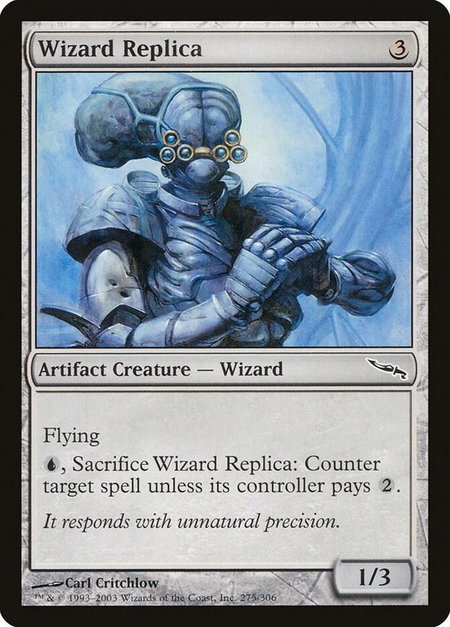 Wizard Replica - Mirrodin Magic: The Gathering trading card