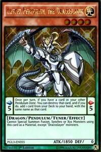 Luster Pendulum, the Dracoslayer - Premium Gold: Infinite Gold (PG3) #PGL3-EN055 - Rare YuGiOh Trading Card