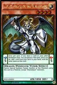 Luster Pendulum, the Dracoslayer - Premium Gold: Infinite Gold YuGiOh trading card