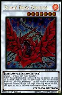 Black Rose Dragon - Premium Gold: Infinite Gold (PG3) #PGL3-EN059 - Rare YuGiOh Trading Card