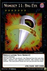 Number 11: Big Eye - Premium Gold: Infinite Gold (PG3) #PGL3-EN063 - Rare YuGiOh Trading Card