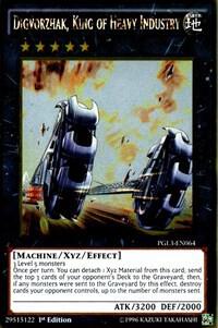 Digvorzhak, King of Heavy Industry - Premium Gold: Infinite Gold YuGiOh trading card