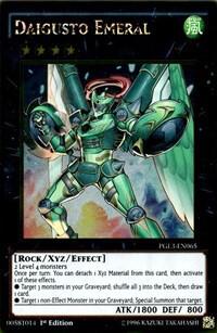 Daigusto Emeral - Premium Gold: Infinite Gold YuGiOh trading card