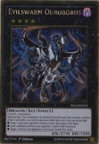 Evilswarm Ouroboros - Premium Gold: Infinite Gold (PG3) #PGL3-EN072 - Rare YuGiOh Trading Card