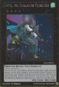 Castel, the Skyblaster Musketeer - Premium Gold: Infinite Gold YuGiOh trading card