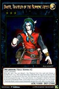 Dante, Traveler of the Burning Abyss - Premium Gold: Infinite Gold YuGiOh trading card