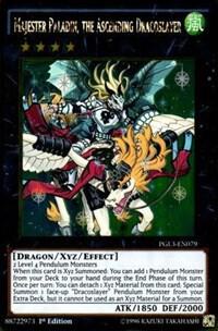 Majester Paladin, the Ascending Dracoslayer trading card from Premium Gold: Infinite Gold Majester Paladin, the Ascending Dracoslayer - Premium Gold: Infinite Gold YuGiOh trading card
