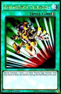Emergency Teleport - Premium Gold: Infinite Gold (PG3) #PGL3-EN081 - Rare YuGiOh Trading Card