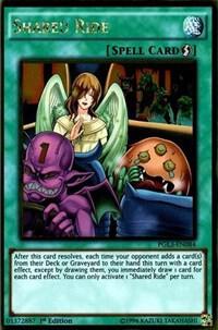 Shared Ride trading card from Premium Gold: Infinite Gold Shared Ride - Premium Gold: Infinite Gold YuGiOh trading card