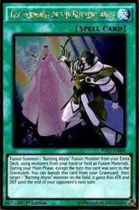 The Terminus of the Burning Abyss trading card from Premium Gold: Infinite Gold The Terminus of the Burning Abyss - Premium Gold: Infinite Gold YuGiOh trading card