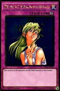 Remove Brainwashing - Premium Gold: Infinite Gold (PG3) #PGL3-EN091 - Rare YuGiOh Trading Card