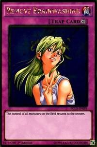 Remove Brainwashing trading card from Premium Gold: Infinite Gold Remove Brainwashing - Premium Gold: Infinite Gold YuGiOh trading card