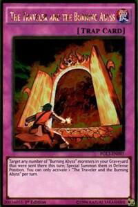 The Traveler and the Burning Abyss - Premium Gold: Infinite Gold (PG3) #PGL3-EN097 - Rare YuGiOh Trading Card