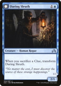 Daring Sleuth - Shadows over Innistrad (SOI) #54 - Uncommon Magic: The Gathering Trading Card
