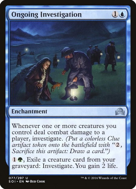 Ongoing Investigation - Shadows over Innistrad Magic: The Gathering trading card