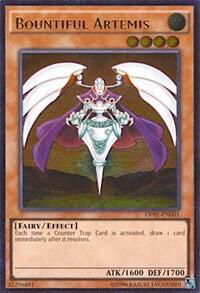 Bountiful Artemis (UTR) - OTS Tournament Pack 1 (OP01) #OP01-EN001 - Ultimate Rare YuGiOh Trading Card
