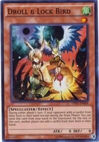 Droll & Lock Bird - OTS Tournament Pack 1 (OP01) #OP01-EN004 - Super Rare YuGiOh Trading Card