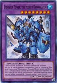 Dinoster Power, the Mighty Dracoslayer - OTS Tournament Pack 1 (OP01) #OP01-EN010 - Super Rare YuGiOh Trading Card