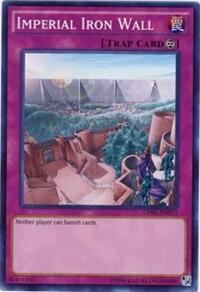 Imperial Iron Wall - OTS Tournament Pack 1 (OP01) #OP01-EN012 - Super Rare YuGiOh Trading Card