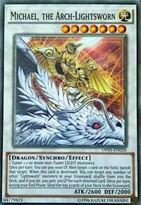 Michael, the Arch-Lightsworn - OTS Tournament Pack 1 (OP01) #OP01-EN020 - Common / Short Print YuGiOh Trading Card
