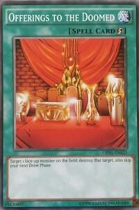 Offerings to the Doomed trading card from OTS Tournament Pack 1 Offerings to the Doomed - OTS Tournament Pack 1 YuGiOh trading card