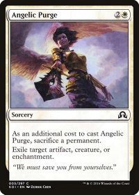 Angelic Purge - Shadows over Innistrad (SOI) #3 - Common Magic: The Gathering Trading Card