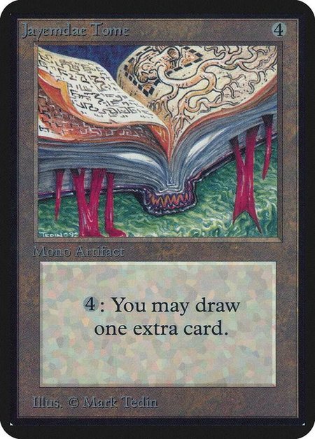 Jayemdae Tome - Alpha Edition Magic: The Gathering trading card