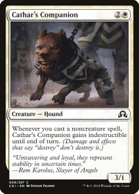 Cathar's Companion - Shadows over Innistrad (SOI) #9 - Common Magic: The Gathering Trading Card