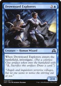 Drownyard Explorers - Shadows over Innistrad (SOI) #56 - Common Magic: The Gathering Trading Card