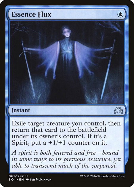 Essence Flux trading card from Shadows over Innistrad Essence Flux - Shadows over Innistrad Magic: The Gathering trading card