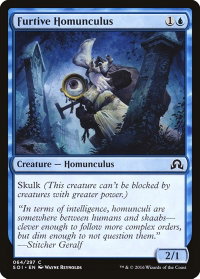 Furtive Homunculus - Shadows over Innistrad (SOI) #64 - Common Magic: The Gathering Trading Card
