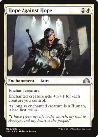 Hope Against Hope - Shadows over Innistrad (SOI) #22 - Uncommon Magic: The Gathering Trading Card