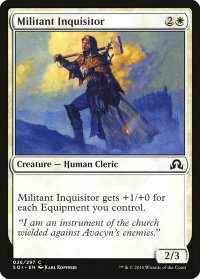 Militant Inquisitor - Shadows over Innistrad (SOI) #26 - Common Magic: The Gathering Trading Card