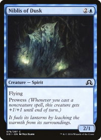 Niblis of Dusk - Shadows over Innistrad (SOI) #76 - Common Magic: The Gathering Trading Card