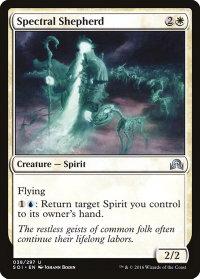 Spectral Shepherd - Shadows over Innistrad (SOI) #38 - Uncommon Magic: The Gathering Trading Card