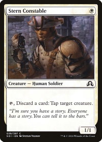 Stern Constable - Shadows over Innistrad (SOI) #39 - Common Magic: The Gathering Trading Card
