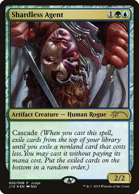 Shardless Agent - Judge Promos Magic: The Gathering trading card