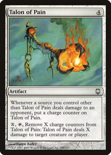 Talon of Pain - Darksteel Magic: The Gathering trading card