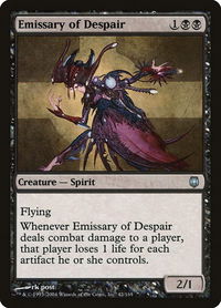 Emissary of Despair - Darksteel (DST) #42 - Uncommon Magic: The Gathering Trading Card