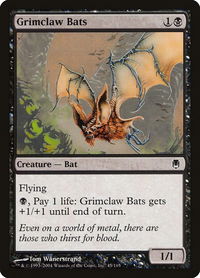 Grimclaw Bats - Darksteel (DST) #45 - Common Magic: The Gathering Trading Card
