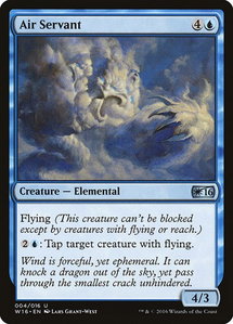Air Servant - Welcome Deck 2016 (W16) #4 - Uncommon Magic: The Gathering Trading Card