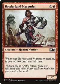 Borderland Marauder - Welcome Deck 2016 (W16) #11 - Common Magic: The Gathering Trading Card