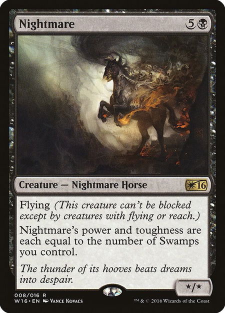 Nightmare - Welcome Deck 2016 Magic: The Gathering trading card