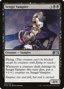 Sengir Vampire - Welcome Deck 2016 (W16) #9 - Uncommon Magic: The Gathering Trading Card