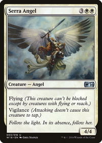 Serra Angel - Welcome Deck 2016 (W16) #3 - Uncommon Magic: The Gathering Trading Card