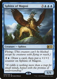 Sphinx of Magosi - Welcome Deck 2016 (W16) #6 - Rare Magic: The Gathering Trading Card